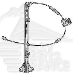 LEVE VITRE AVG MANUEL Pour OPEL MOVANO - OP111 01/04→12/09