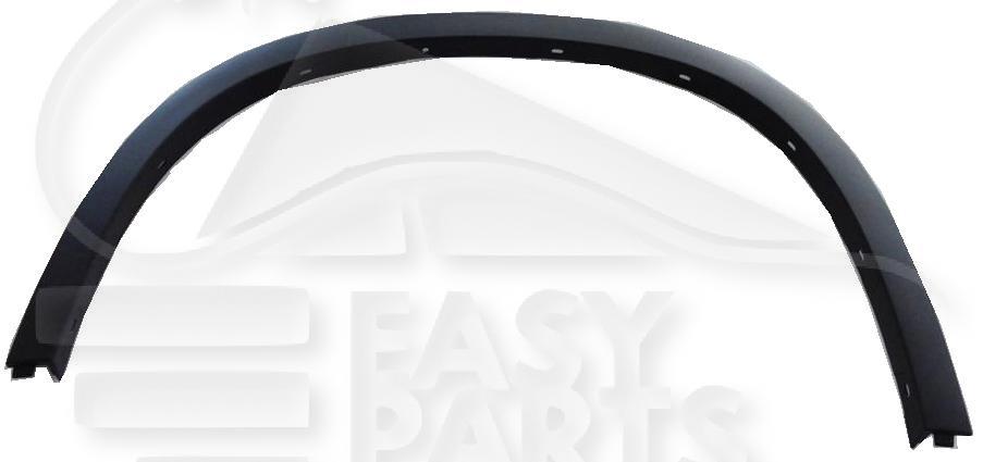 ELARGISSEUR AILE AVG NOIR Pour BMW X1 E84 - BM140 07/09→06/12