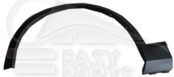 ELARGISSEUR AILE AVG NOIR Pour BMW X3 F25 - BM112 11/10→03/14