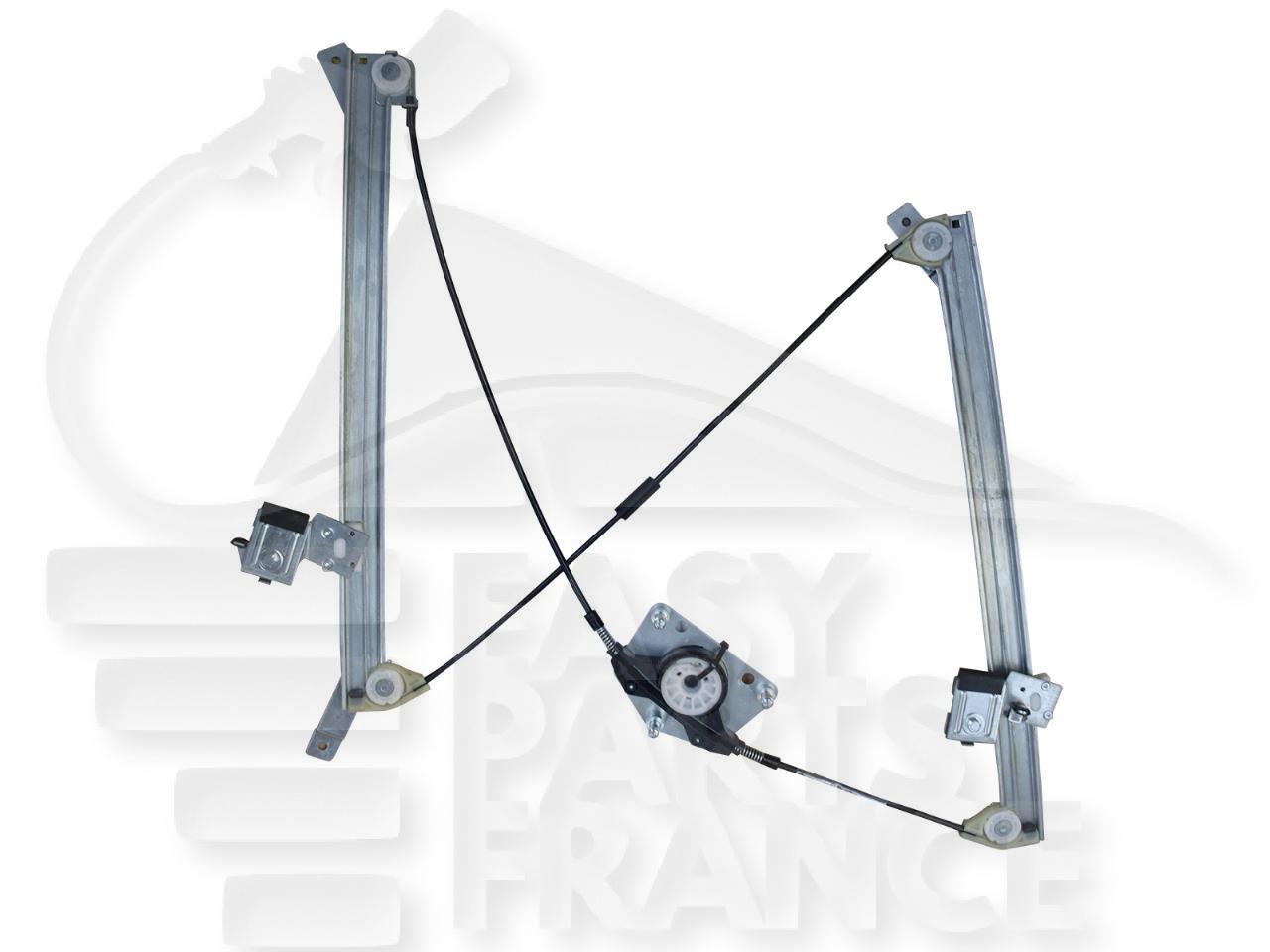 MECANISME DE LEVE VITRE AVD ELECT Pour VOLKSWAGEN GOLF PLUS - VO057 07/09→