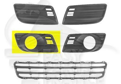 GRILLE DE PC AVD A/EMPL AB NOIRE Pour SUZUKI SWIFT - SZ122 05/07→08/10