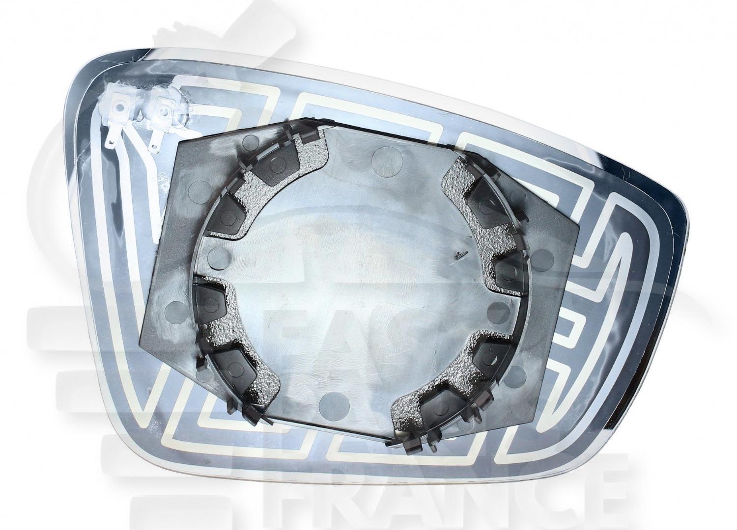 GLACE DE RETRO G +/- CHAUF Pour SKODA CITIGO - SK010 01/12→04/17