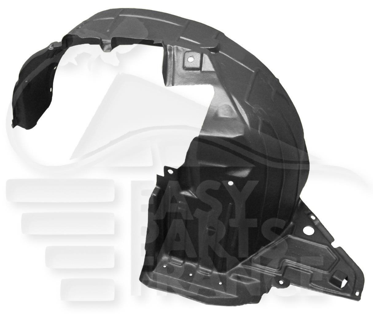 PARE BOUE AILE AVD Pour NISSAN MICRA K13 - NS097 10/10→08/13