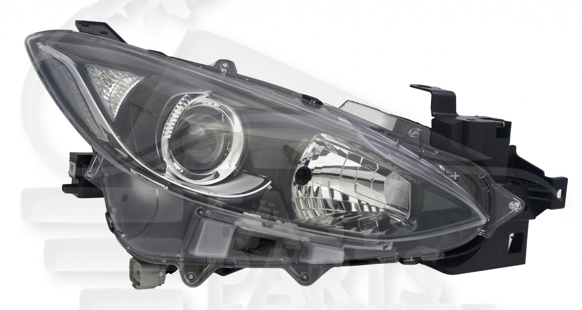 OPT D H11+H15 ELECT A/MOTEUR Pour MAZDA 3 - 5 PTES - MZ057 06/13→12/16