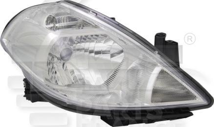 OPT D H4 ELECT S/MOTEUR Pour NISSAN TIIDA - NS242 02/07→