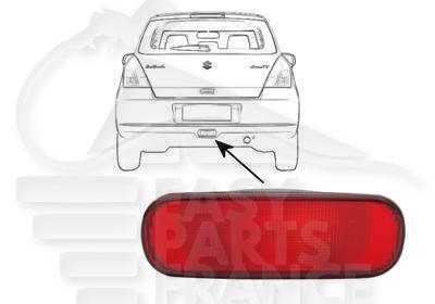 FEU DE BROUILLARD AR Pour SUZUKI SWIFT - SZ121 03/05→04/07