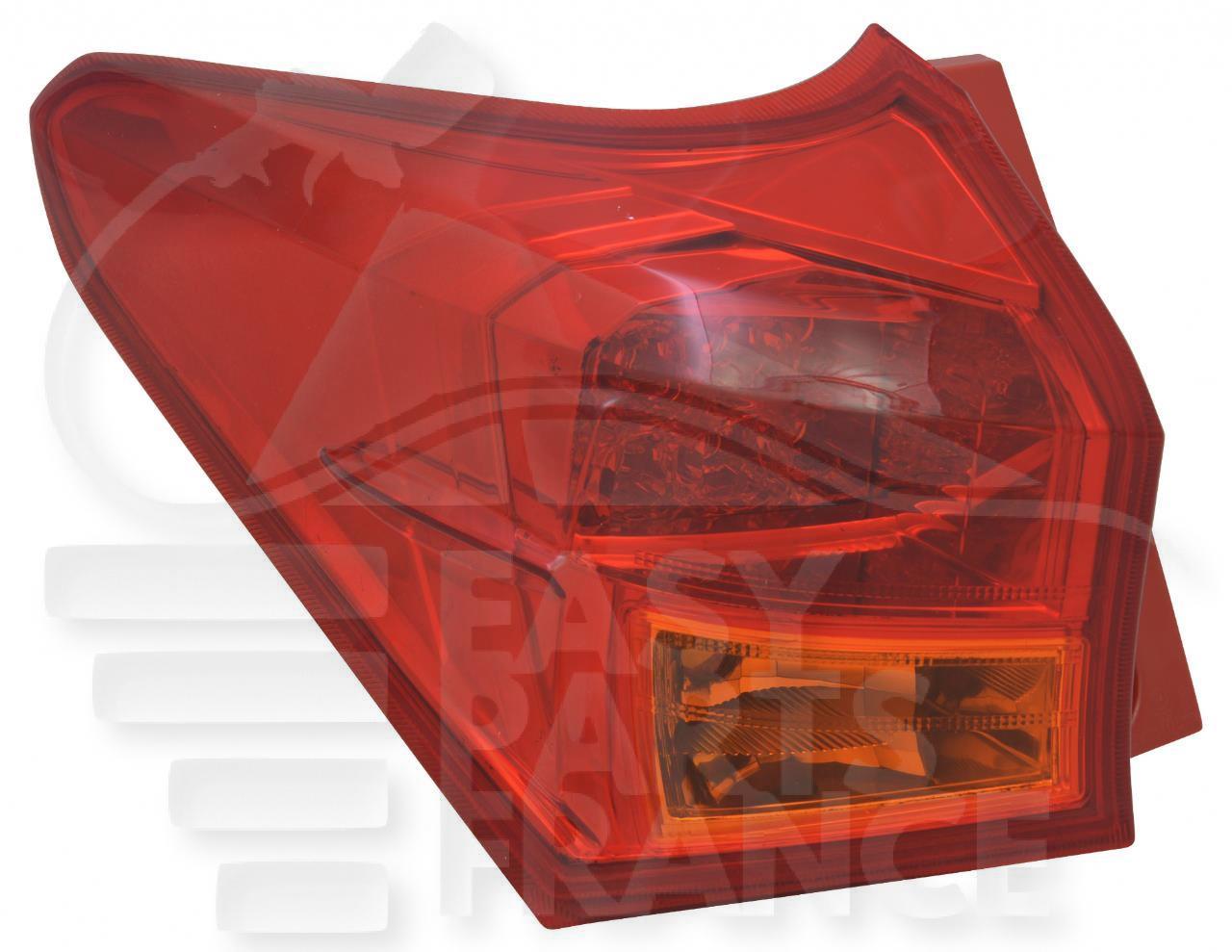 FEU ARG LED - BREAK Pour TOYOTA AURIS - TY012 01/13→08/15