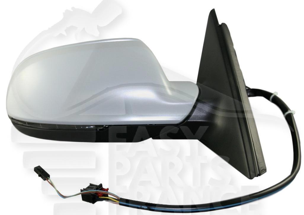 RETRO D ELECT CHAUF A PEINDRE A/FEU 10 PINS - 06/09→ Pour AUDI A4 (B8) - AD064 12/07→12/11