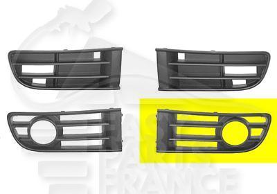 GRILLE DE PC NOIRE AVG A/EMPL AB Pour VOLKSWAGEN POLO - VO135 02/02→05/05