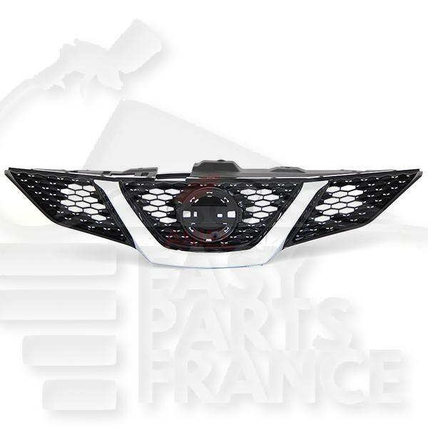 GRILLE DE CALANDRE A PEINDRE A/MOULURE CHROMEE Pour NISSAN QASHQAI - NS202 03/14→08/17