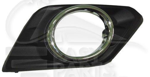 GRILLE DE PC AVD NOIRE A/EMPL AB Pour NISSAN X TRAIL T32 - NS263 12/13→05/17