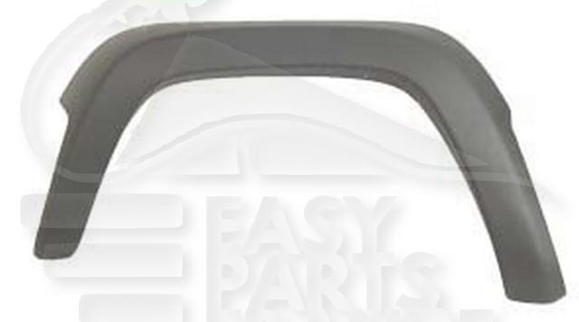 ELARGISSEUR AILE AVG GRIS Pour JEEP CHEROKEE - JE012 10/01→10/05