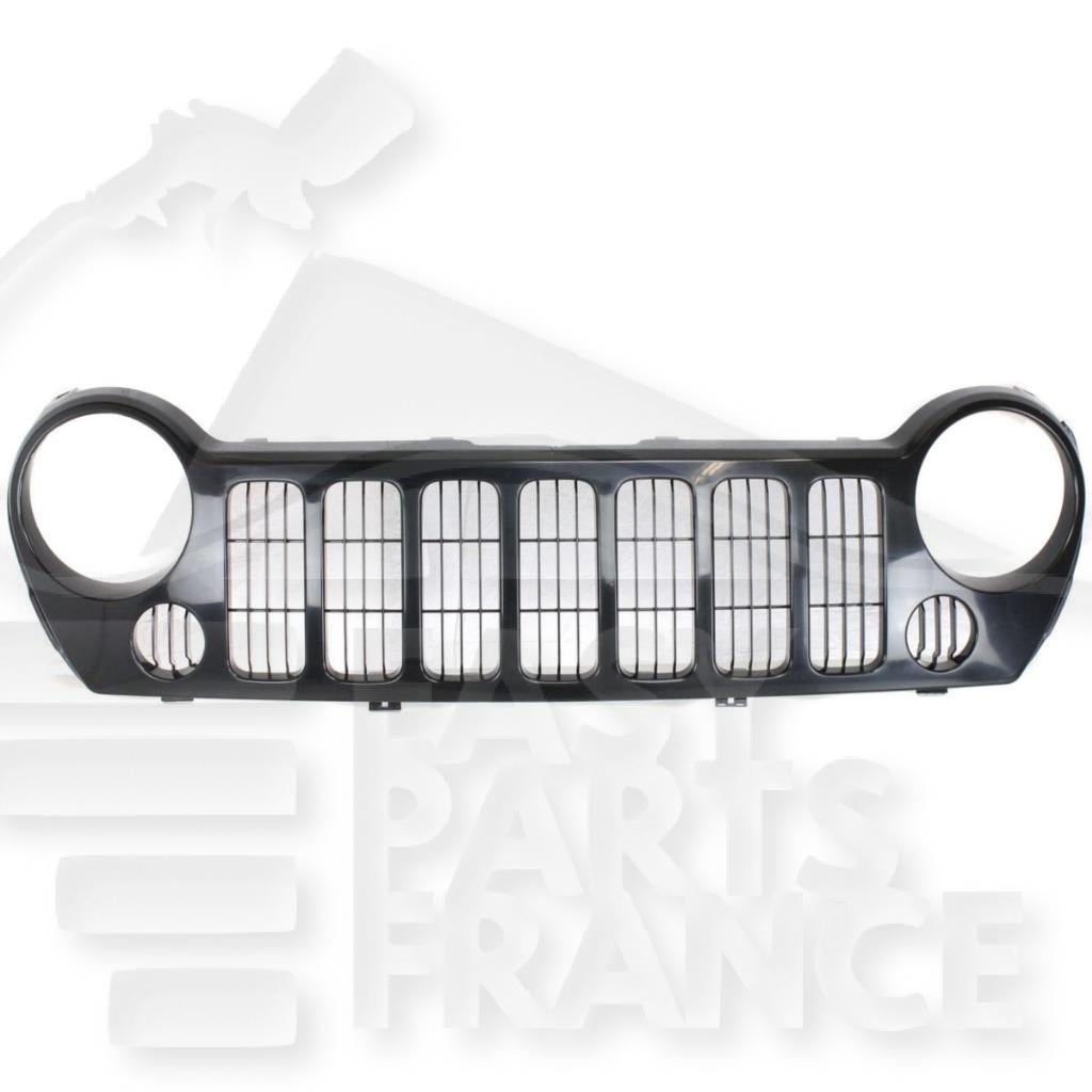 GRILLE DE CALANDRE NOIRE S/AB Pour JEEP CHEROKEE - JE013 11/05→12/07