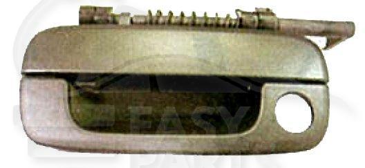 POIGNEE EXT DE HAYON - NOIRE A/TROU BARILLET Pour CITROEN BERLINGO - CT030 07/96→12/02