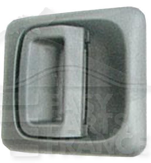 POIGNEE DE PORTE AVD - AVG NOIRE Pour CITROEN JUMPER - CT172 01/02→06/06