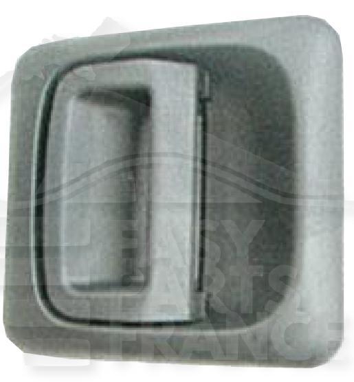 POIGNEE DE PORTE AVD - AVG NOIRE Pour PEUGEOT BOXER - PG182 01/02→06/06