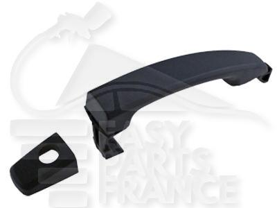 POIGNEE DE PORTE EXT AVD/AVG NOIRE LISSE - A/TROU BARILLET Pour CHEVROLET CAPTIVA - CV040 01/06→02/11