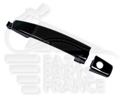 POIGNEE DE PORTE EXT AVG NOIRE A/TROU BARILLET Pour CHEVROLET AVEO 3/5 PTES - CV012 05/08→05/11