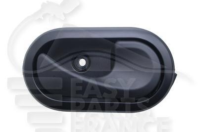 POIGNEE DE PTES INT AVD/ARD - LEVIER NOIR - BASE NOIRE - CLIP Pour DACIA DUSTER - DC100 03/10→09/13