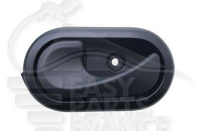 POIGNEE DE PTES INT AVG/ARG - LEVIER ARGENT - BASE NOIRE - CABLE Pour DACIA DUSTER - DC100 05/10→05/13