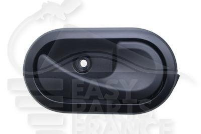 POIGNEE DE PTES INT AVD/ARD - LEVIER ARGENT - BASE NOIRE - CABLE Pour DACIA DUSTER - DC100 05/10→05/13