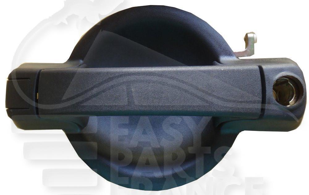 POIGNEE DE PTES EXT AVG NOIRE A/TROU BARILLET Pour FIAT DOBLO - FT070 01/00→10/05