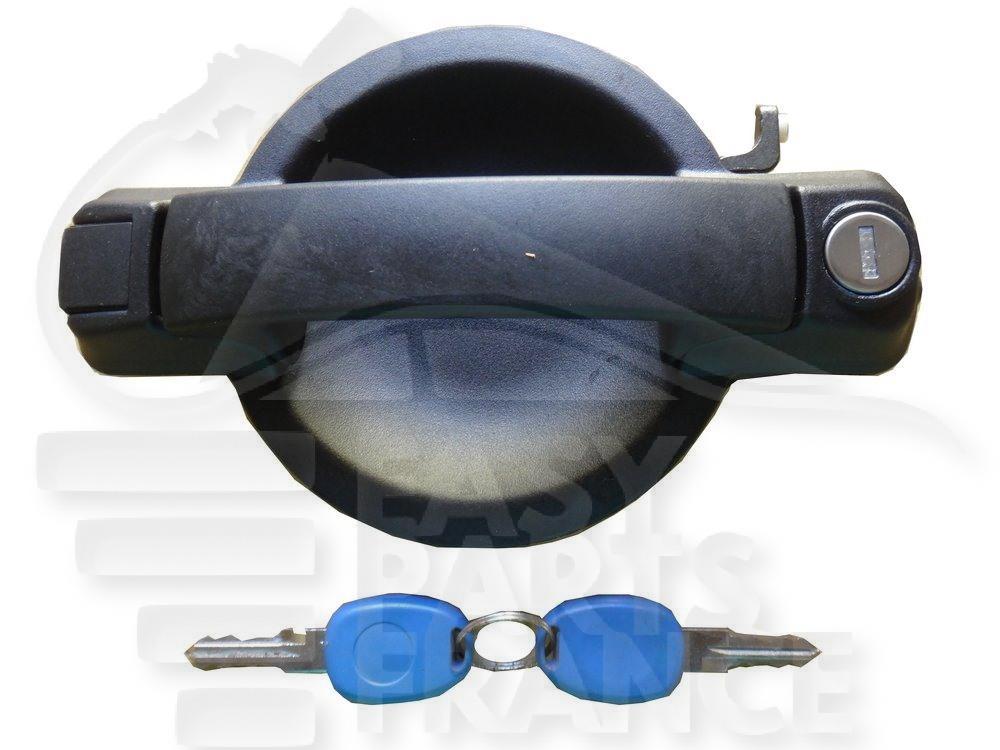 POIGNEE DE PTES EXT AVG NOIRE A/CLES Pour FIAT DOBLO - FT070 01/00→10/05