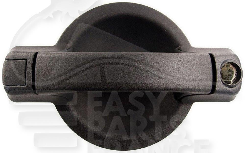 POIGNEE DE PTES EXT ARD NOIRE A/TROU BARILLET Pour FIAT DOBLO - FT070 01/00→10/05