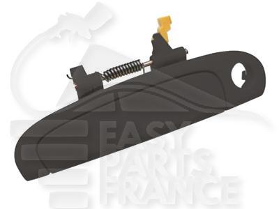 POIGNEE DE PTES EXT AVG NOIRE A/TROU BARILLET Pour KIA PICANTO - KI060 04/04→12/07