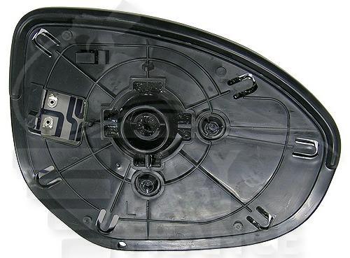 GLACE DE RETRO G CHAUF CONVEX Pour MAZDA 2 - MZ042 02/11→09/14