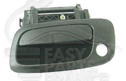 POIGNEE DE PTE EXT AVG NOIRE A/TROU BARILLET Pour OPEL ZAFIRA - OP180 04/99→08/05