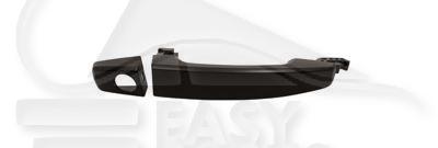 POIGNEE DE PTE EXT AVG A PEINDRE A/TROU BARILLET Pour OPEL INSIGNIA - OP090 01/09→12/13