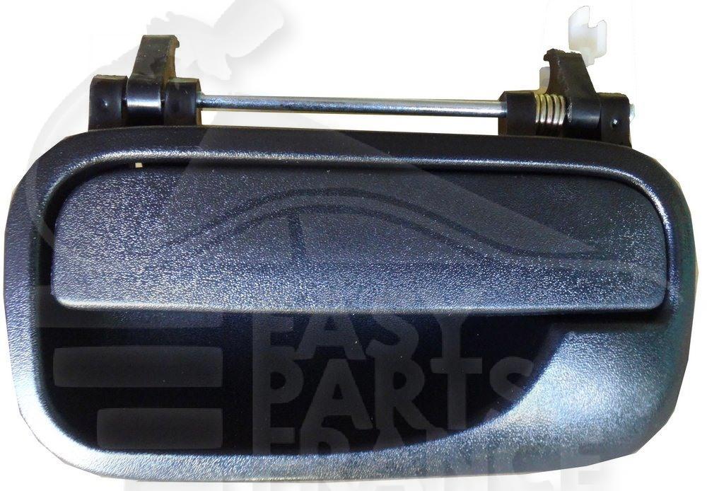 POIGNEE DE PTE EXT ARG NOIRE Pour OPEL CORSA B - OP062 04/93→05/97