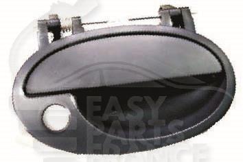 POIGNEE DE PTE EXT AVG NOIRE A/TROU BARILLET Pour OPEL MERIVA - OP100 04/03→04/06