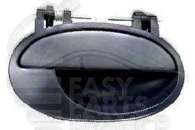 POIGNEE DE PTE EXT ARG NOIRE Pour OPEL MERIVA - OP100 04/03→04/06