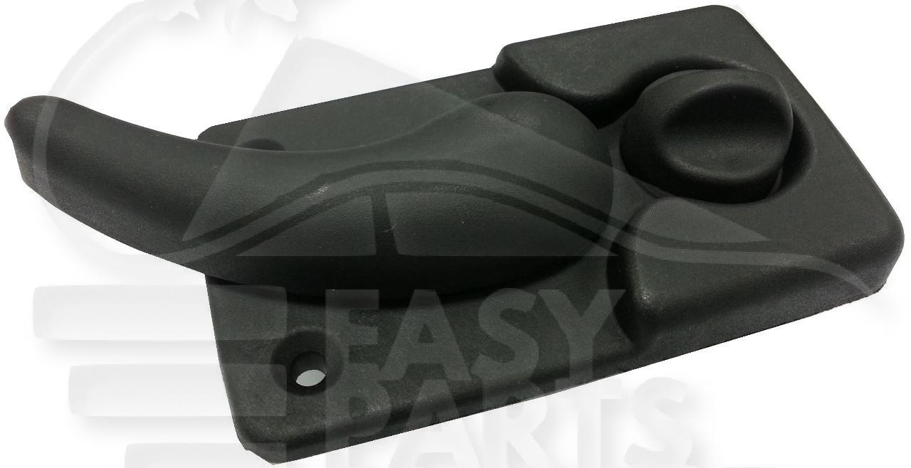 POIGNEE DE PTE INT ARG NOIRE Pour RENAULT MASTER - RN092 01/04→09/06