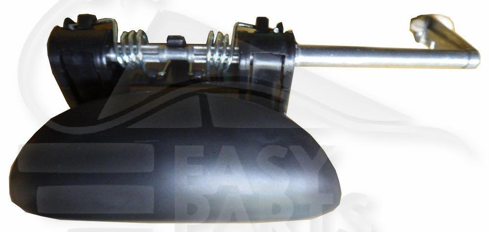 POIGNEE DE PTE EXT AVG NOIRE Pour PEUGEOT 206 - PG030 09/98→07/09
