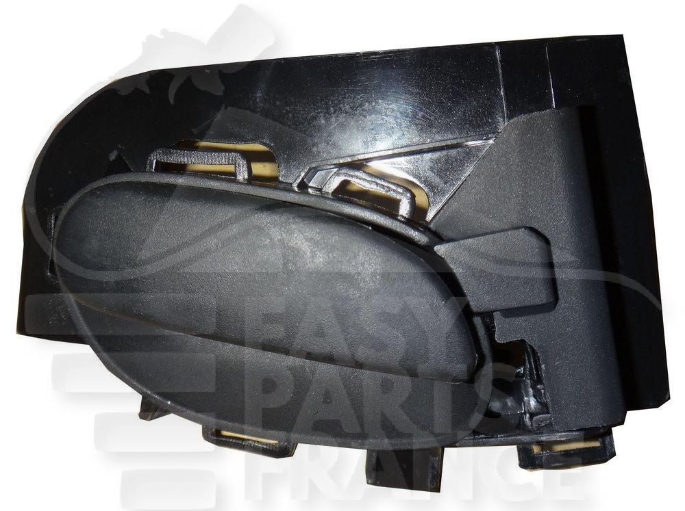 POIGNEE DE PTE INT AVG/ARG NOIRE Pour PEUGEOT 206 - PG030 09/98→07/09
