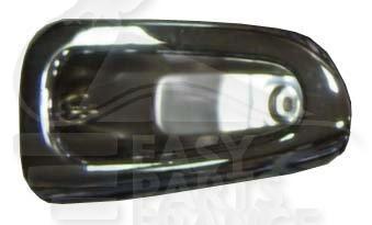POIGNEE DE PTE INT AVD/ARD NOIRE LEVIER ARGENT Pour PEUGEOT 206 - PG030 09/98→07/09
