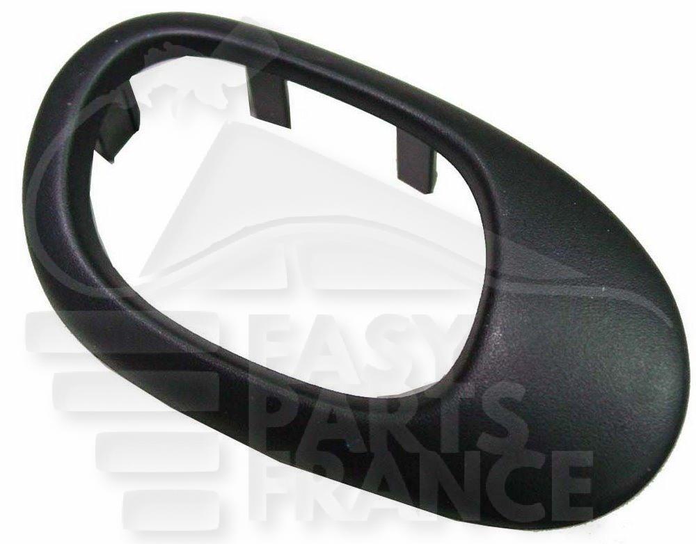 BASE POIGNEE DE PTE INT AVG/ARG NOIRE Pour PEUGEOT 206 - PG030 09/98→07/09