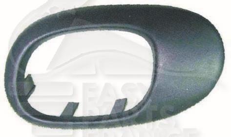 BASE POIGNEE DE PTE INT AVG/ARG GRISE Pour PEUGEOT 206 - PG030 09/98→07/09