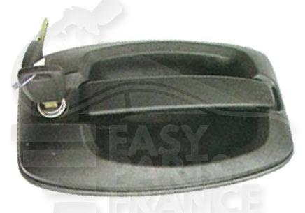 POIGNEE DE PORTE AVG NOIRE A/CLES Pour PEUGEOT BOXER - PG184 12/14→