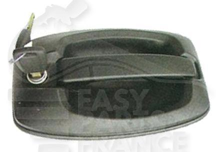 POIGNEE DE PORTE AVG NOIRE A/CLES Pour PEUGEOT BOXER - PG184 12/14→