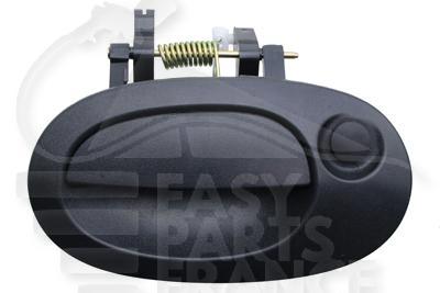 POIGNEE EXT DE HAYON NOIRE S/TROU BARILLET Pour RENAULT KANGOO - RN050 09/97→02/03