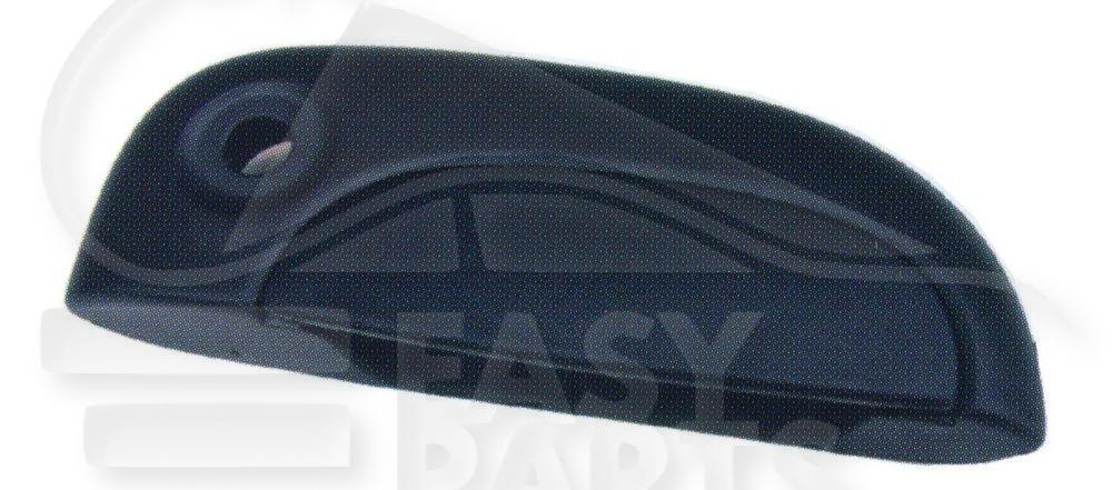 POIGNEE DE PTE EXT AVD NOIRE A/TROU BARILLET Pour RENAULT KANGOO - RN051 03/03→01/08