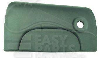 POIGNEE DE PTE EXT BATTANTE NOIRE A/TROU BARILLET Pour RENAULT KANGOO - RN051 03/03→01/08