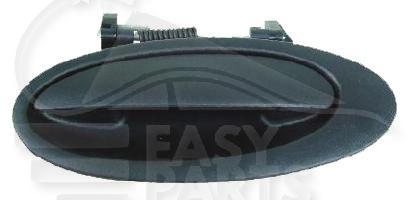 POIGNEE DE PTE EXT ARG NOIRE NOIRE Pour RENAULT LAGUNA - RN070 01/94→04/98