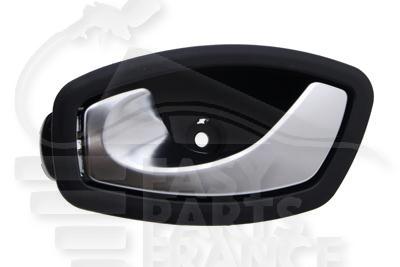 POIGNEE DE PTE INT AVG/ARG NOIRE A/LEVIER CHROME Pour RENAULT LAGUNA - RN075 10/10→04/13
