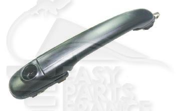 POIGNEES DE PTE AVD/AVG NOIRE A/TROU BARILLET Pour VOLKSWAGEN POLO - VO132 07/96→10/99