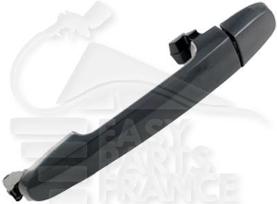 POIGNEE DE PTE EXT AVD NOIRE S/TROU BARILLET Pour TOYOTA AURIS - TY011 03/10→12/12